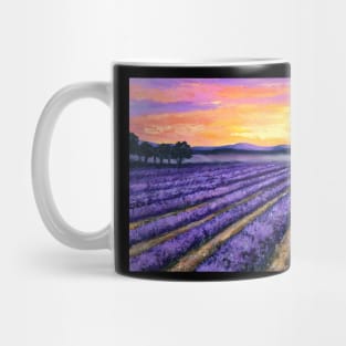 Sunrise over Lavender Mug